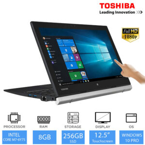 Toshiba Portégé Z20t Ultrabook, Laptop & Tablette, Win10 Pro,  8 Go RAM, 256 Go SSD, écran tactile