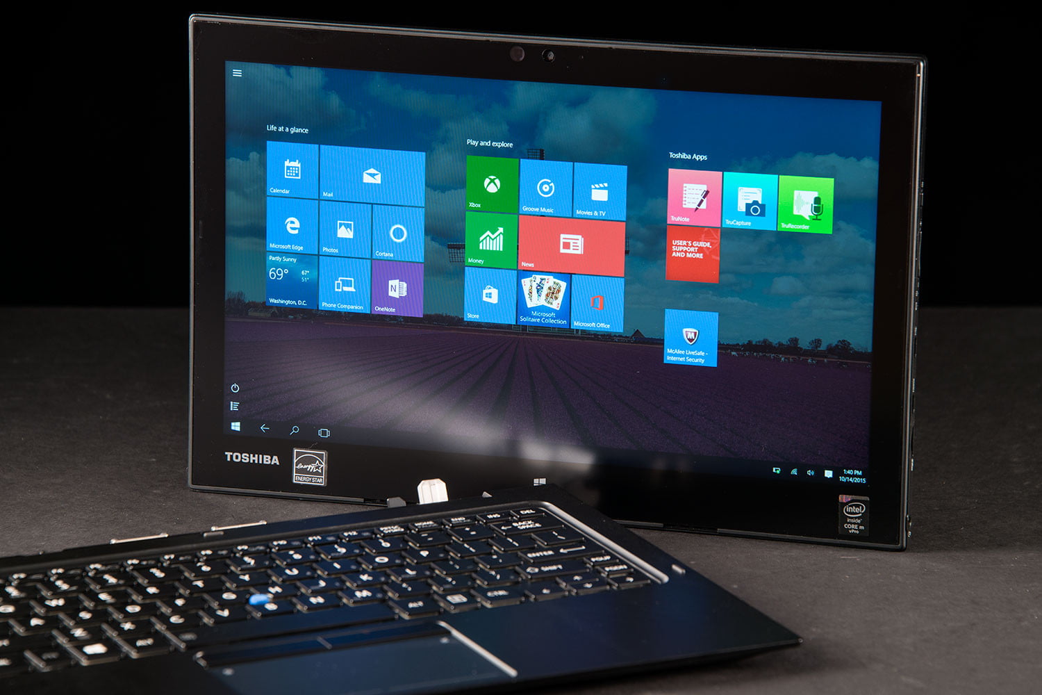 Toshiba Portégé Z20t Ultrabook, Laptop & Tablette, Win10 Pro, 8 Go RAM, 256 Go SSD, écran tactile - Görsel 9