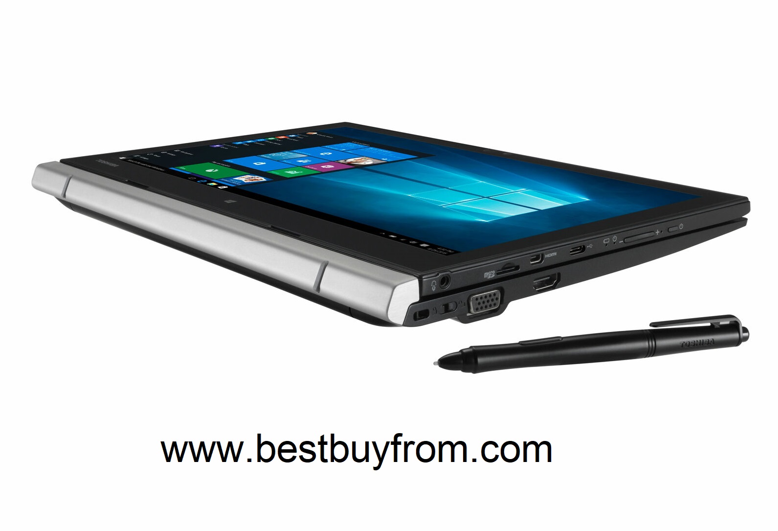 Toshiba Portégé Z20t Ultrabook, Laptop & Tablette, Win10 Pro, 8 Go RAM, 256 Go SSD, écran tactile - Görsel 3